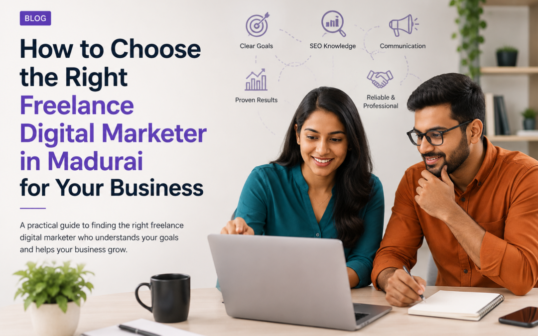 How to Choose the Right Freelance Digital Marketer in Madurai for Your Business